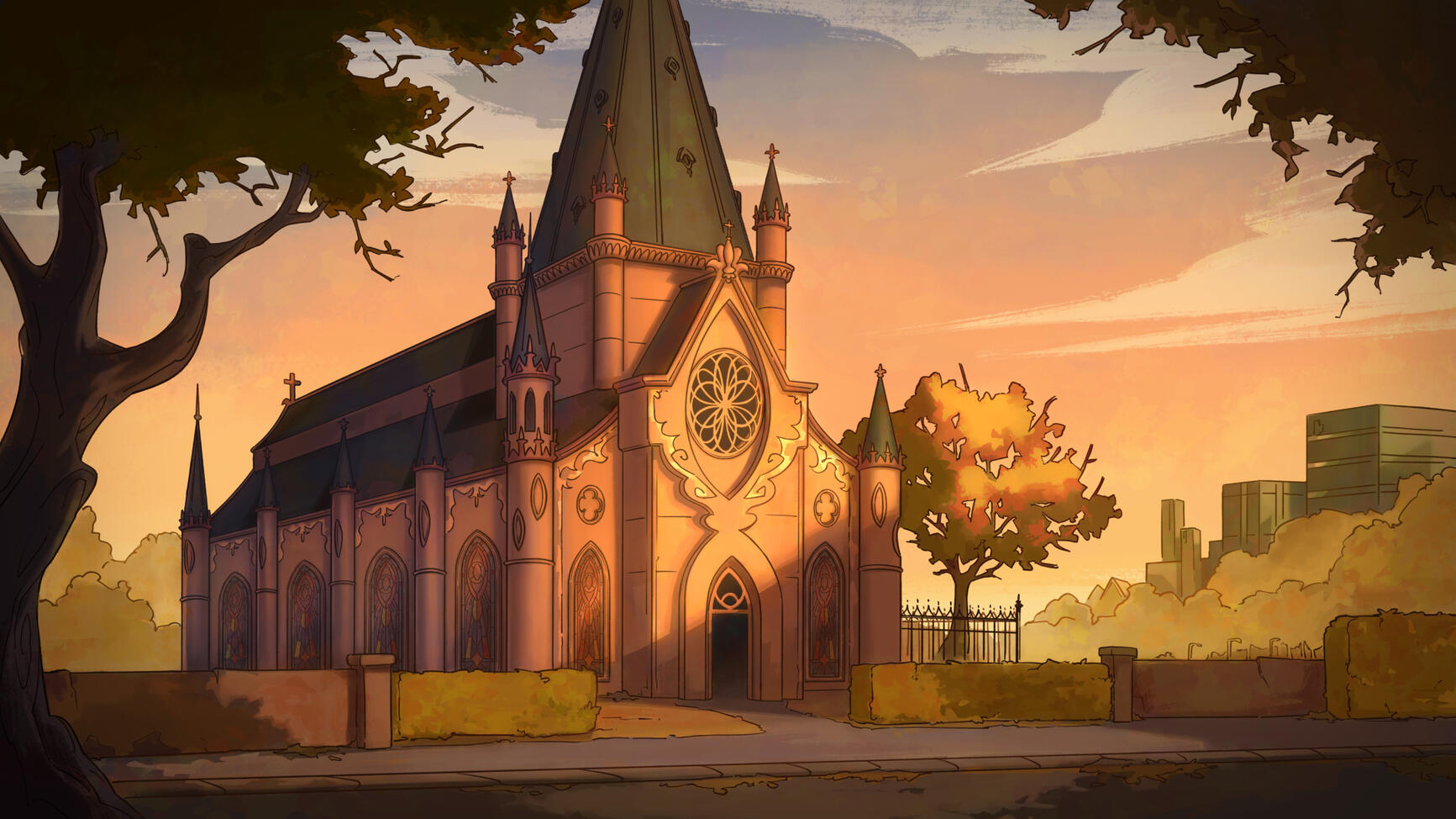 Church (Sunset)